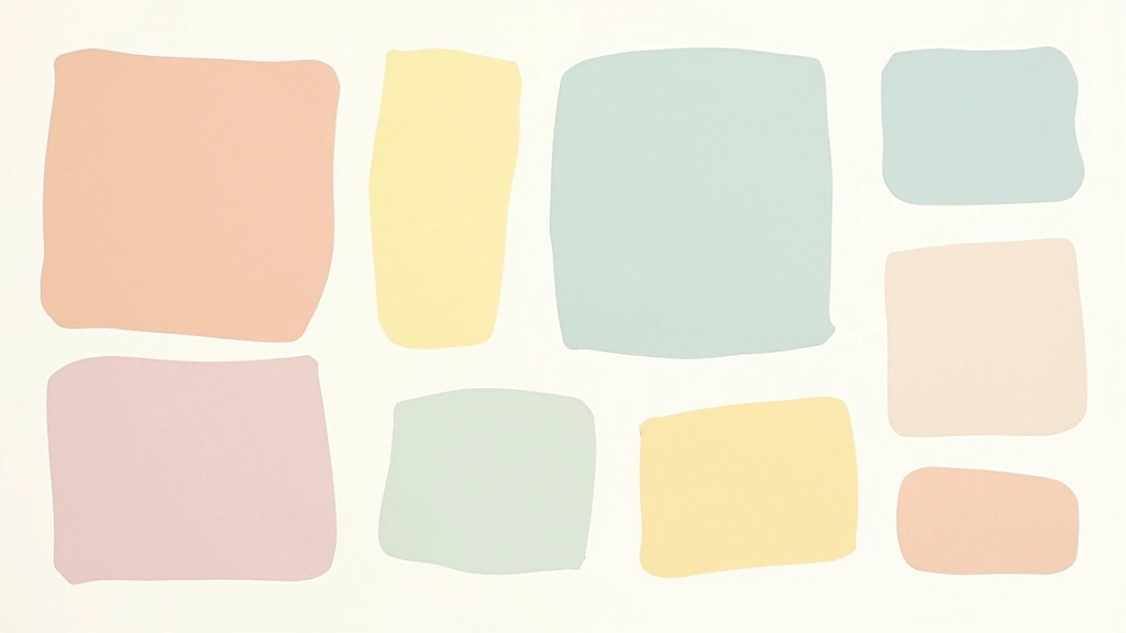 Thematische Organisationssystem mit verschiedenen Farben und Kategorien, übersichtlich strukturiert